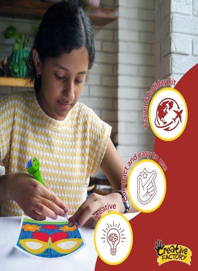 Zephyr Creative Factory Woolcro - Springtime Pals, Art and Craft kit for Girls 5+, Yarn Craft, DIY kit, Travel Toys - Image 3